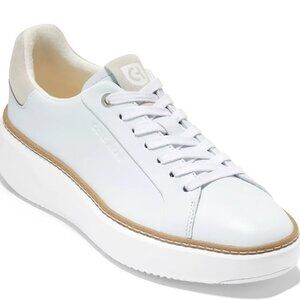 Cole Haan White GrandPro Topspin Sneakers Women’s Size 8.5, Leather Tennis Shoes